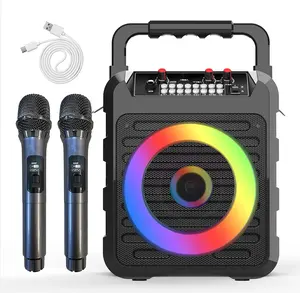 Mesin menyanyi bluetooth, mesin karaoke anak sistem karaoke Harga Murah 15w dengan mikrofon