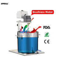 SPALL Moteur Électrique Agitateur Peinture Colle Agitateur Détergents Liquides Nettoyants Savon Faisant La Machine Mélangeur Mélangeur En Acier Inoxydable