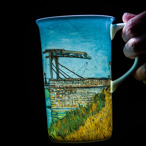 Mug à café en céramique de grande taille 500 ml en porcelaine fine de bonne qualité, Vincent <span class=keywords><strong>Van</strong></span> <span class=keywords><strong>Gogh</strong></span> - Product Image 6