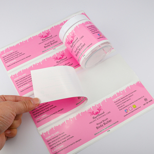 <span class=keywords><strong>Etiquetas</strong></span> Adhesivas Personalizadas con Logotipo Privado para Productos Cosméticos, <span class=keywords><strong>Etiquetas</strong></span> Impermeables para Botellas y Frascos de Manteca Corporal - Product Image 4