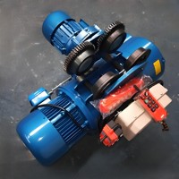 Palans électriques à câble de 8 tonnes, modèle MD haute efficacité, télécommande, protection IP55, état neuf, outil de levage en acier pour