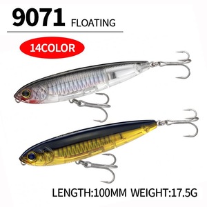 <span class=keywords><strong>Leurre</strong></span> artificiel flottant Minnow 100mm 17g, 11 couleurs, peau simulée, hameçons robustes <span class=keywords><strong>pour</strong></span> la pêche à la <span class=keywords><strong>truite</strong></span> et en eau salée, expédition immédiate - Product Image 2