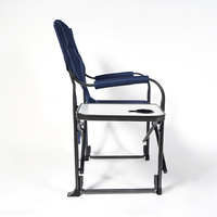 Chaise de plage pliante légère avec table d'appoint confortable Mobilier d'extérieur durable pour les loisirs pour la plage