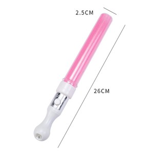 Biểu tượng tùy chỉnh rotund hình trụ LED nhấp nháy hiệu ứng Neon Nguồn cung cấp bên lễ hội buổi hòa nhạc Carnival cổ vũ lên đạo cụ ánh sáng thanh số lượng lớn - Product Image 5