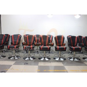 Tabouret de bar K302 avec repose-pieds réglable, meuble de bar bon marché pour jeux d'argent, <span class=keywords><strong>roulette</strong></span>, poker, casino, fauteuil - Product Image 4