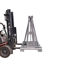 Support de présentation en fer double face en forme de A pour carreaux, équipement de manutention, supports de transport pour dalles de granit, verre, marbre, céramique, capacité de charge de 30000 kg