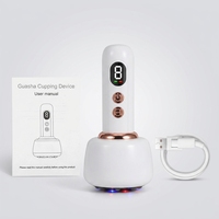 Masseur électrique à ventouses Gua Sha sans fil avec fonction chauffante pour la relaxation corporelle