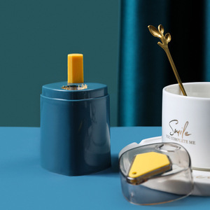 Toothpick Holder Automatic Pop Up Nordic Design Plastic Toothpick Dispenser For Kitchen Living Room - Product Image 3