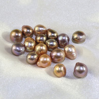 Perles ovales baroques en vrac de grande taille, 12-13mm, Grade 3A, nucles, Edison naturelles, véritables, d'eau douce