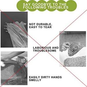 Saco plástico biodegradável compostável para embalagem de maca de gato, saco plástico para lixo de animais de estimação, saco de plástico personalizado para maca de gato - Product Image 4