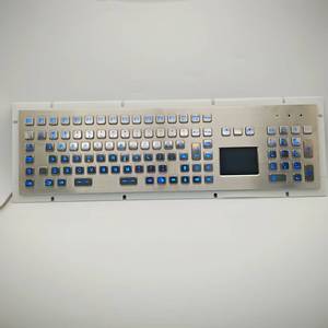 Thép không gỉ đèn nền kim loại bàn phím với <span class=keywords><strong>touchpad</strong></span> - Product Image 2