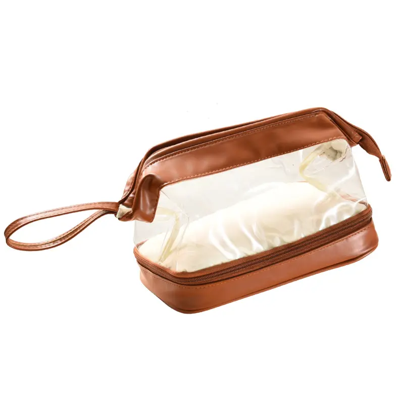जलरोधक शौचालय बैग कस्टम कॉर्डरॉय मेकअप पाउच यात्रा जिपर कॉर्डुरॉय कॉस्मेटिक बैग