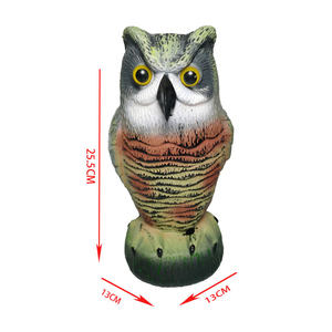 Décoy de chasse réaliste en gros avec tête rotative à 360°, en plastique PE 3D, émettant <span class=keywords><strong>des</strong></span> sons, répulsif pour <span class=keywords><strong>oiseaux</strong></span>, accessoire extérieur - Product Image 6