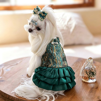 En stock, vente en gros, robe de créateur respirante et élégante pour chat et chien, pour mariage, fête, anniversaire, festival