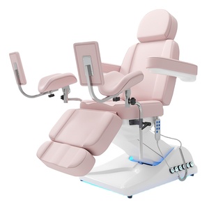 Nueva Cama de Belleza Eléctrica de Tres Motores, Mesa de Masaje Plegable con Reposacabezas Integrado, Estructura de Acero Inoxidable, para Dormitorio, Escuela, Hotel - Product Image 1