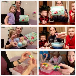 Bombes de bain effervescentes personnalisées à marque privée, biologiques, avec jouets à l'intérieur, coffret cadeau pour enfants - Product Image 3