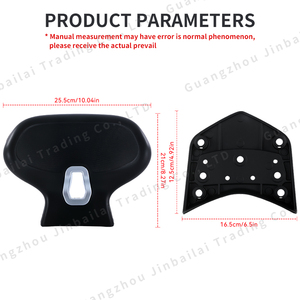 Accessoires de siège passager arrière de moto Systèmes de carrosserie de moto Pièces de rechange PCX160 Dossier modifié - Product Image 2