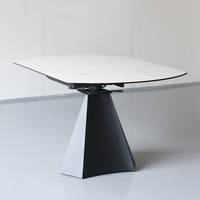 Meilleur prix pour un ensemble de table à manger de conception nouvelle, 4 à 6 places, table à manger télescopique multifonctionnelle