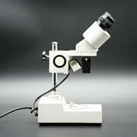 Microscopio Estéreo de Disección SCIEDU C-T2Bp con Cabezal Inclinado de 45 Grados, Iluminación Superior e Inversión de Imagen, Aumento de 40x
