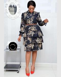 Women Clothes Manufacturers Custom Vintage High Waist Floral Casual <strong>Dresses</strong> Ladies <strong>Dress</strong> Women African <strong>Dresses</strong> - Product Image 4