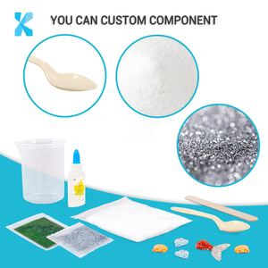 Vous faire posséder Slime de sirène pour enfant pour des jouets éducatifs amusants Ajouter un kit de jouets Slime poudre pailletée - Product Image 3