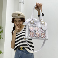 Sac à dos personnalisé mignon poisson rouge décoration filles PVC affichage école Ita sac de haute qualité à sangle détachable élégant Ita