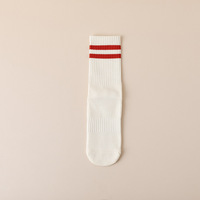 Chaussettes en coton bambou personnalisées pour hommes et femmes, avec logo antidérapant, pour la mobilité, le yoga, la danse et la barre, avec grip adhésif.