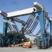 Grue de yacht CE 40 tonnes, télécommandée, robuste, pour le levage de bateaux portuaires