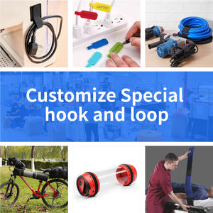 Herbruikbare klittenbandpunten rond, zelfklevend, voor knutselen, kantoorbenodigdheden, decoraties, organisatie van kleine voorwerpen - Product Image 3