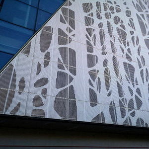 Panel de Revestimiento de Fachada Metálico Perforado Decorativo, Pantalla Exterior para Edificios, Parasol - Product Image 4