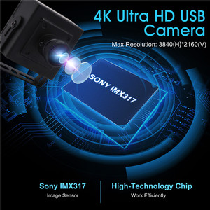 <span class=keywords><strong>Webcam</strong></span> USB grand angle 4K avec objectif fisheye, vue à <span class=keywords><strong>170</strong></span> degrés, 2160P 30FPS, capteur CMOS HDR, Plug & Play pour PC - Product Image 2