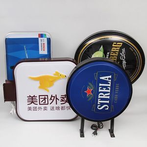 Hình Vuông Hoặc Hình Tròn Khung Nhôm Chân Không Hình Thành Hộp Ánh Sáng Hai Mặt Ngoài Trời <span class=keywords><strong>LED</strong></span> Quảng Cáo Đăng Nhập Cho Cửa Hàng - Product Image 3