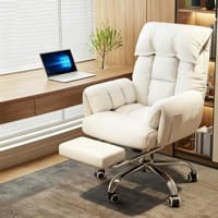 Chaise de bureau ergonomique avec dossier et accoudoirs, chaise de jeu pivotante réglable en hauteur, confortable pour les longues sessions assises