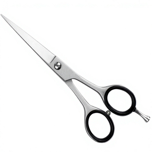 Tijeras de peluquería profesionales de acero inoxidable de 6 pulgadas, afiladas, para diestros, con mango largo, para uso en salones de belleza y barberías. - Product Image 2