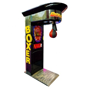 Hot Selling Indoor Sports Amusement Coin Operated ultimate electronic big punch dynamic boxing game machine For Sale