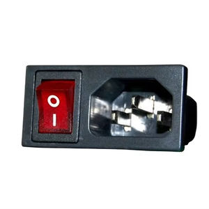 AC-010 3A 250VAC Inlet Connector Plug New Designed <strong>UK</strong> Standard Electric Switches Power Socket Plastic Rocker Switch - Product Image 1