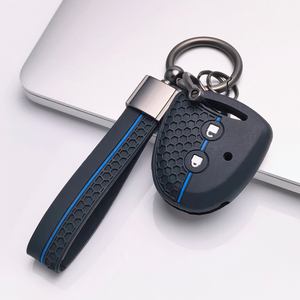 Funda para llave de Toyota Hilux <span class=keywords><strong>Vigo</strong></span> Yaris Corolla Rav4 Vitz Echo Classic 2 con llavero, antiarañazos, a prueba de golpes, suave al tacto, nueva - Product Image 6