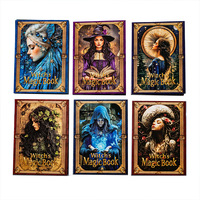 Série de livres d'enchantement de la sorcière-Collage de scrapbooking en papier artisanal à thème 50 feuilles par paquet pour bloc-notes et promotions