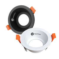 Boîtier de downlight LED anti-éblouissement, meilleur prix, cadre pour spot GU10, support de lampe MR16, luminaire de plafond LED encastré