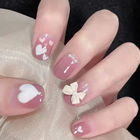 Uñas postizas de lujo al por mayor, nuevo estilo, a la moda, personalizadas, tipo ataúd, bailarina, stiletto, cuadradas, puntas de uñas artificiales para dedos.