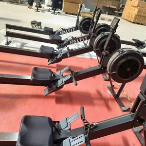 Air Resistance Rowing Machine With Button Monitor Full Body Cardio Training Indoor Commercial Fitness <b>Rower</b> - Product Image 4