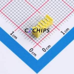 XY-MX1.25-5A21-YT Wire-to-Board Pin Header Bent Lead Through Hole,P=1.25mm 1x5P 1.25mm Right Angle Insert PicoBlade (MX 1.25) - Product Image 2