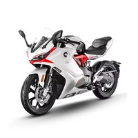 Moto électrique intelligente QJ pour adultes, voiture de sport de course haute puissance au lithium-ion 72V de taille moyenne et à grande vitesse