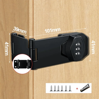 Serrure à combinaison sans clé en zinc, 3 chiffres, pour meubles, installation facile, chambre, salle de bain, hôtel, usage européen