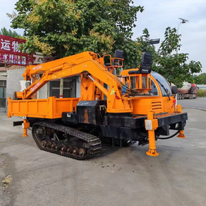 מחפר רכוב משאית ומנוף צמח משולב מכונות הנדסת מכונות טוב לטיפול באתר - Product Image 3