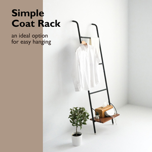 <span class=keywords><strong>Porte</strong></span>-vêtements sur pied en bois de chêne MDF avec cadre en acier - Product Image 2