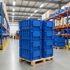 Etap RL-KLT 3147 VDA Series Euro <b>Box</b> Lightweight Stackable Solid <b>Plastic</b> Logistics Storage <b>Box</b> - Product Image 3