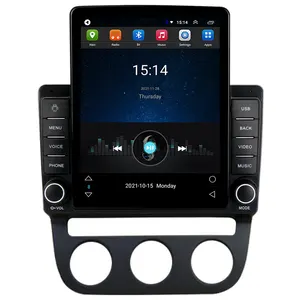 MEKEDE Android系统4G Tesla 2.5D屏幕适用于VW Jetta 5 2005-2010 RDS DSP SWC车载收音机多媒体视频播放器导航GPS