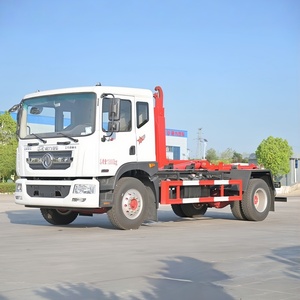 Camión de Basura Dongfeng con Brazo de Gancho Desmontable, Colector de Residuos Autocargable, Vehículo de Basura con Gancho Elevador - Product Image 1