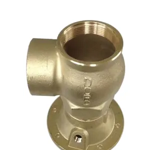 OEM de fundición a presión de aleación de Zinc de impulsor de cera perdida inversión fundido de aleación de bronce bomba de fundición de precisión de piezas